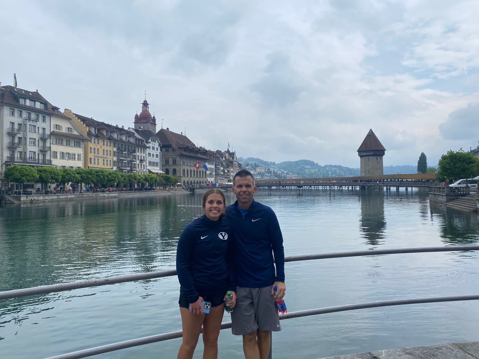 Dustin Garr With Family In Switzerland
