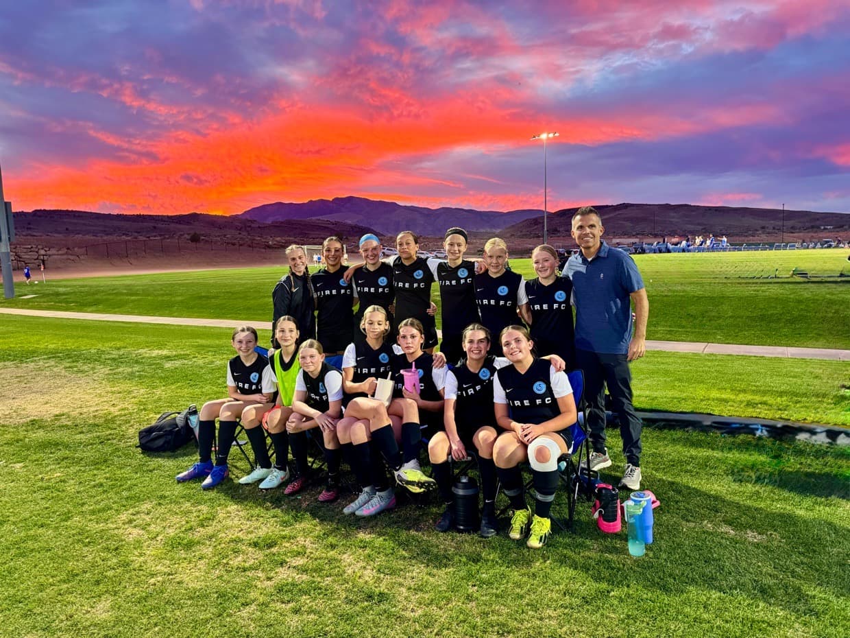 Dustin Garr Coaching a Soccer League