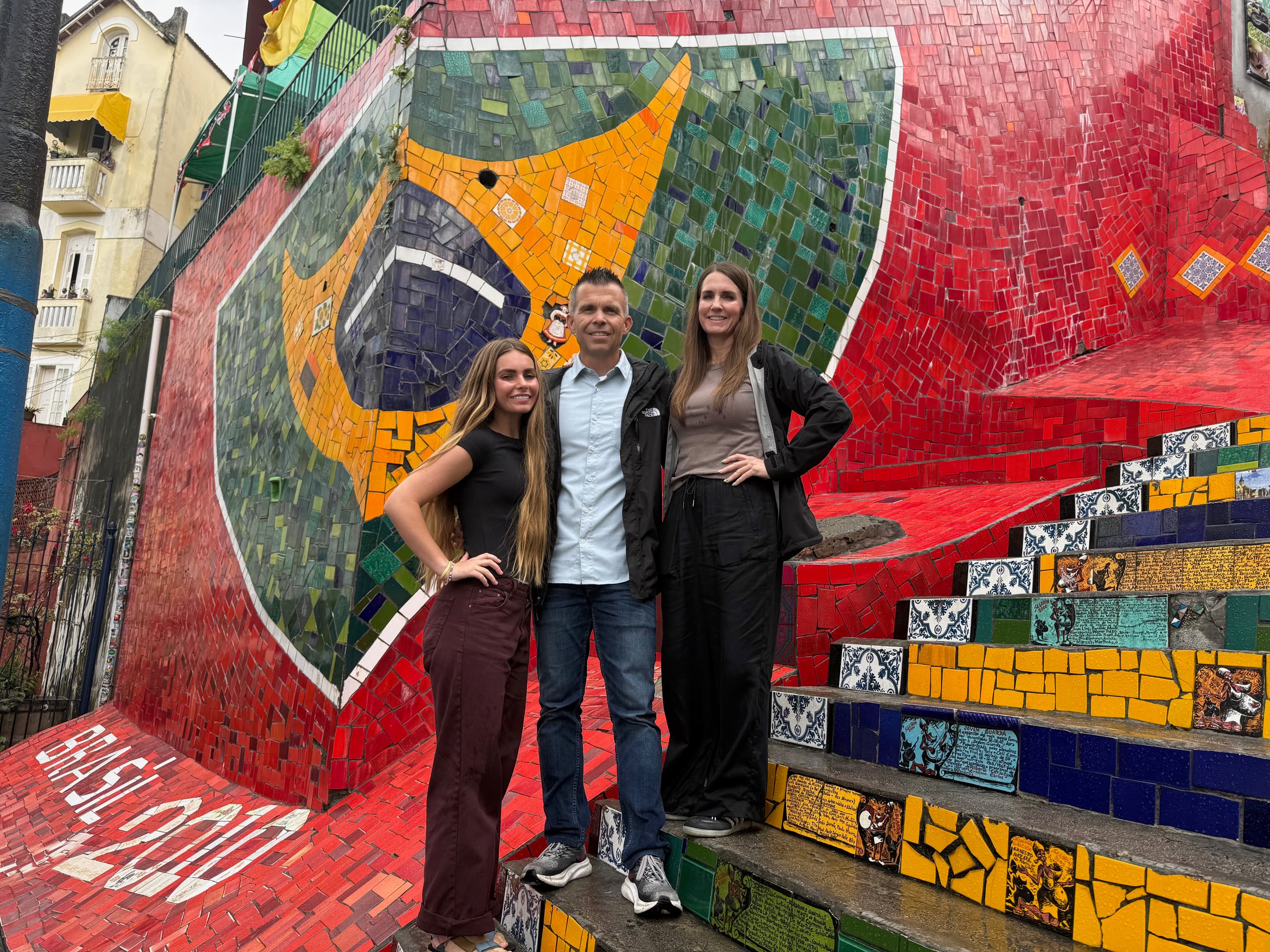 Dustin Garr on a Trip With His Family in Brazil